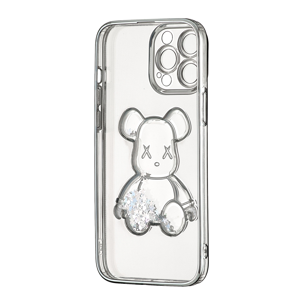 Накладка Shining Bear для IPhone 15 Pro Max Срібляста-1